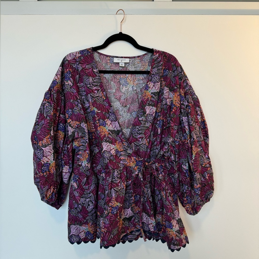 kika vargas x Target wrap top - 1X - NWOT